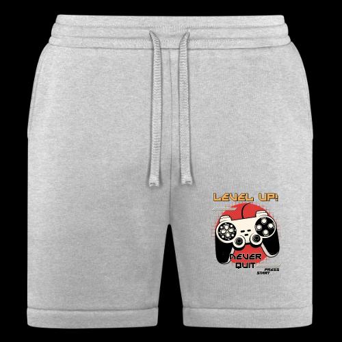 Level Up! Never Quit Gaming - Bella + Canvas Unisex Short