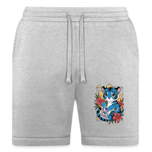Mystic Blue Tiger Anime Potion Design – Cute tiger - Bella + Canvas Unisex Short