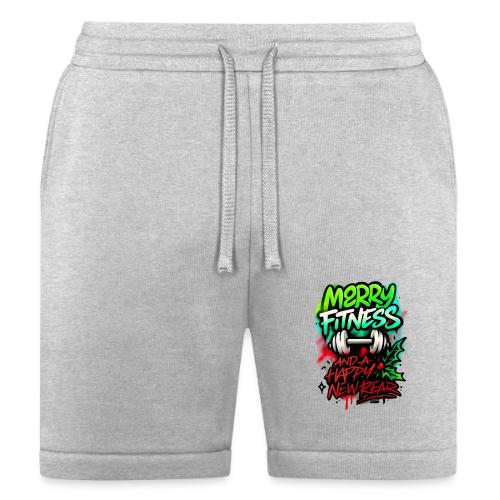 Merry Fitness Christmas Gym Humor - Bella + Canvas Unisex Short