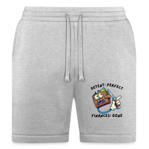 Detent: Perfect. Finances: Gone. Funny EDC Knife - Bella + Canvas Unisex Short