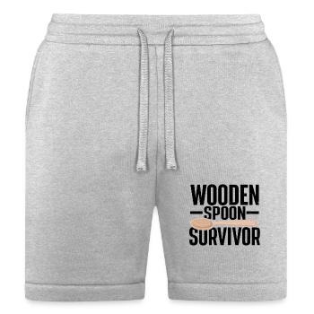 Wooden Spoon Survivor - Bella + Canvas Unisex Short - heather gray - Front