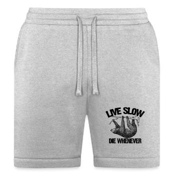 live slow die - Bella + Canvas Unisex Short - heather gray - Front