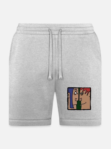 Face to face - Bella + Canvas Unisex Short - heather gray