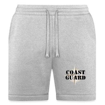 Maritime Flag Compass Emblem - Bella + Canvas Unisex Short - heather gray - Front