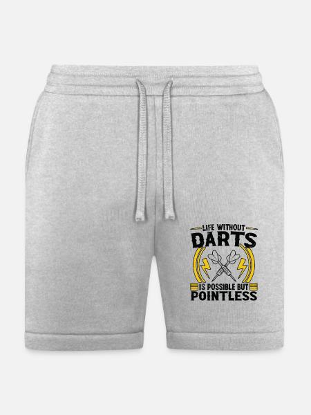 Darts Dart Player - Bella + Canvas Unisex Short - heather gray