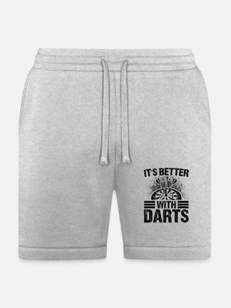 Darts Dart Player - Bella + Canvas Unisex Short - heather gray