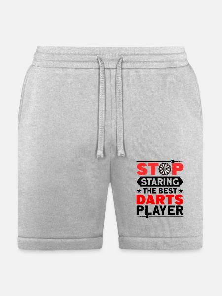 Darts Dart Player - Bella + Canvas Unisex Short - heather gray