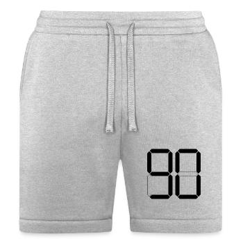 NUMBER 90 ninety Birthday Gift Digital - Bella + Canvas Unisex Short - heather gray - Front