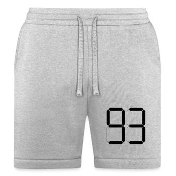 NUMBER 93 ninety-three Birthday Gift Digital - Bella + Canvas Unisex Short - heather gray - Front