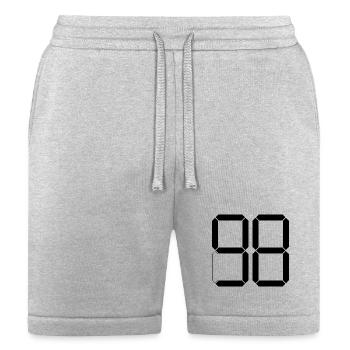 NUMBER 98 ninety-eight Birthday Gift Digital - Bella + Canvas Unisex Short - heather gray - Front