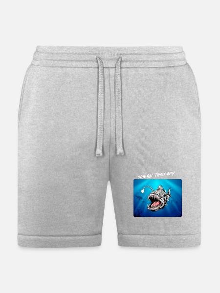 Ocean_Therapy - Bella + Canvas Unisex Short - heather gray
