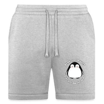 Beak the Rules Live Life on the Wing - Bella + Canvas Unisex Short - heather gray - Front