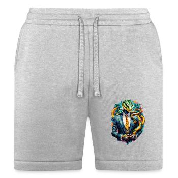 Snake in suit - Bella + Canvas Unisex Short - heather gray - Front