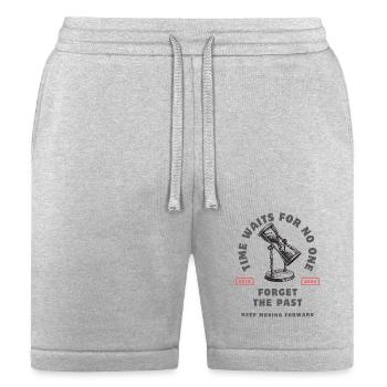 waste no time - Bella + Canvas Unisex Short - heather gray - Front