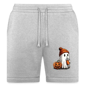 Ghost Ice Coffee - Bella + Canvas Unisex Short - heather gray - Front