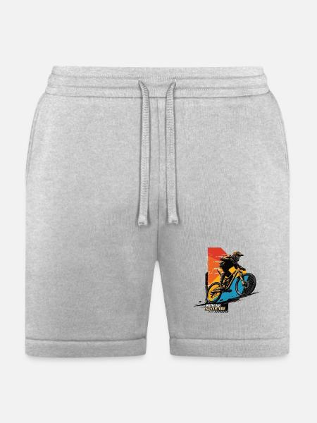 Mountain Adventure Rider - Bella + Canvas Unisex Short - heather gray