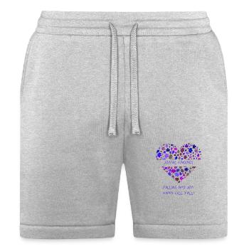 Falling in to Joy - Bella + Canvas Unisex Short - heather gray - Front