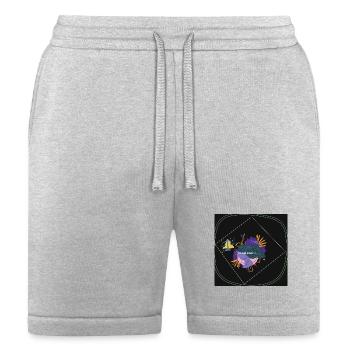 Women Power: Bold Balance Emblem - Bella + Canvas Unisex Short - heather gray - Front
