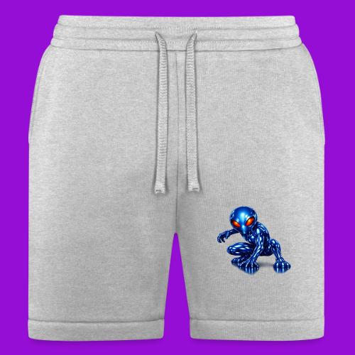 Blue Alien Crouch - Bella + Canvas Unisex Short