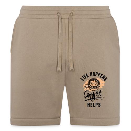 Life happens, Coffee Helps - Bella + Canvas Unisex Short