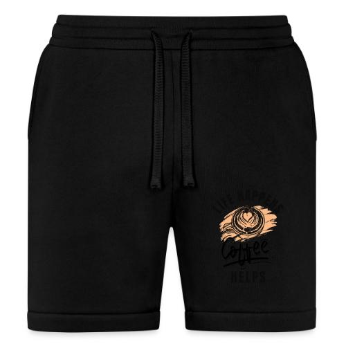 Life happens, Coffee Helps - Bella + Canvas Unisex Short