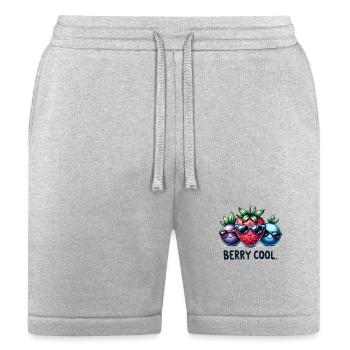 Funny Berry Cool - Bella + Canvas Unisex Short - heather gray - Front