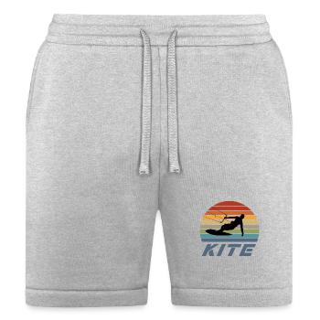 Kite Design - Bella + Canvas Unisex Short - heather gray - Front