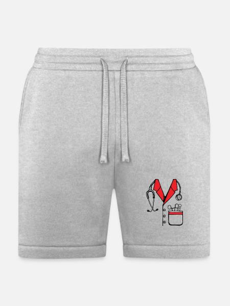 Doctor Stethoscope - Bella + Canvas Unisex Short - heather gray
