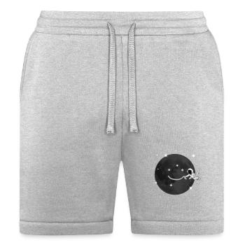 make a smile - Bella + Canvas Unisex Short - heather gray - Front