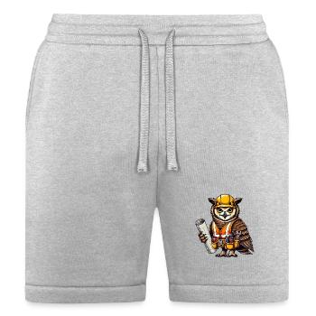 Building Workers-clever - Bella + Canvas Unisex Short - heather gray - Front