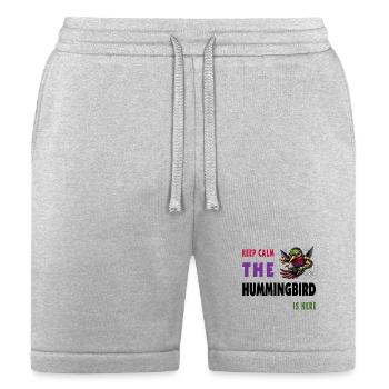 Keep Calm - The Kolibri Is There - Bella + Canvas Unisex Short - heather gray - Front