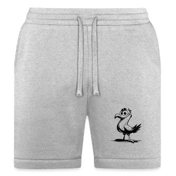 Comedy Bird Guaranteed Laughter With A Beak - Bella + Canvas Unisex Short - heather gray - Front