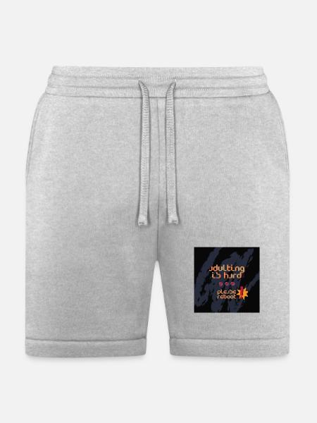 Adulting_is_hard_20251201_035429_0000 - Bella + Canvas Unisex Short - heather gray
