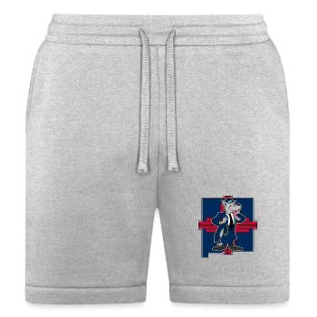 Urban Wolf Exec in Suit - Bella + Canvas Unisex Short - heather gray - Front