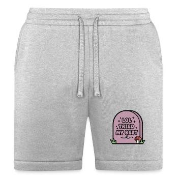 Kawaii LOL I Tried My Best Tombstone - Bella + Canvas Unisex Short - heather gray - Front