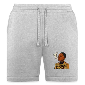 Pretty Smoker Short Cut - Bella + Canvas Unisex Short - heather gray - Front