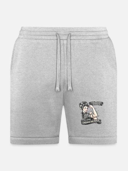 Parkinson Warrior Unbreakable - Bella + Canvas Unisex Short - heather gray