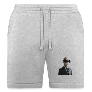 Corporate Alien in Suit - Bella + Canvas Unisex Short - heather gray - Front