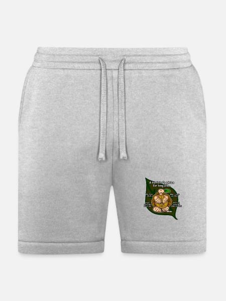 tortoise advice - Bella + Canvas Unisex Short - heather gray