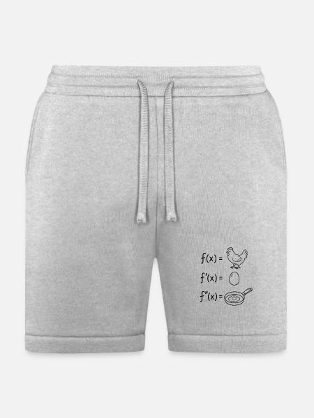 Funny Math Derivatives Shirt - Bella + Canvas Unisex Short - heather gray