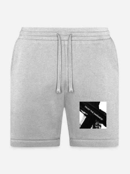 Trust the Darkness - Bella + Canvas Unisex Short - heather gray