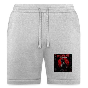 Discipline Creates Freedom Samurai - Bella + Canvas Unisex Short - heather gray - Front