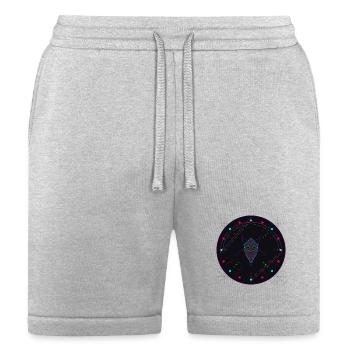 Neon Void — Gothic Geometry - Bella + Canvas Unisex Short - heather gray - Front