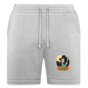 Magic & Medicine – Halloween Nurse & Medical Staff - Bella + Canvas Unisex Short - heather gray - Front