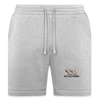 Miles Make Memories Sneakers Sunset - Bella + Canvas Unisex Short - heather gray - Front