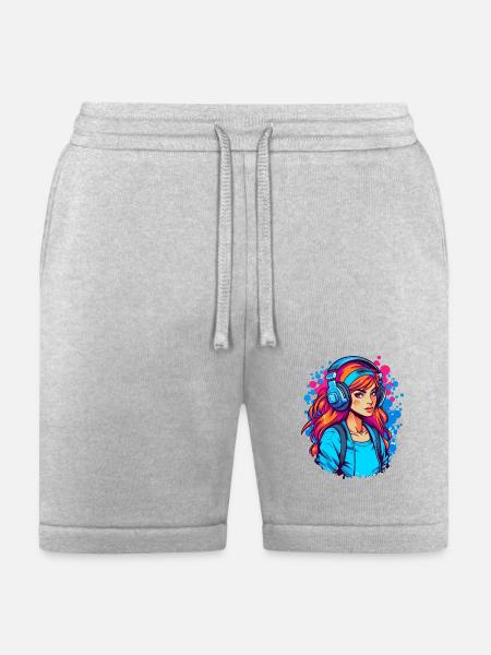Gamer Girl - Bella + Canvas Unisex Short - heather gray