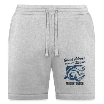 Funny Fishing, Tackle Wizard Motivation - Bella + Canvas Unisex Short - heather gray - Front