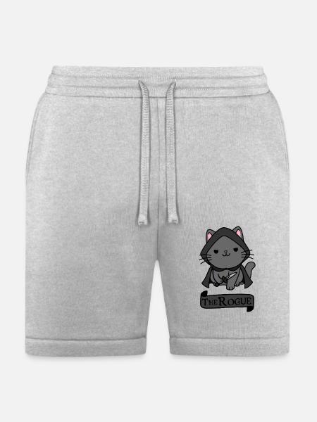 The Rogue Cat - Bella + Canvas Unisex Short - heather gray