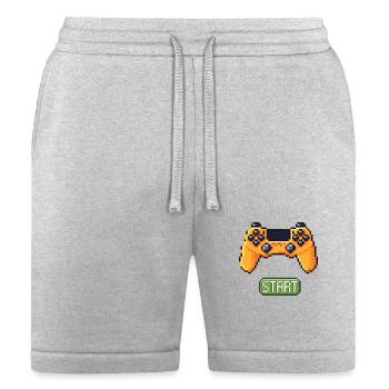 control ps4 - Bella + Canvas Unisex Short - heather gray - Front