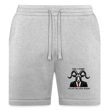 Goat In A Suit - Bella + Canvas Unisex Short - heather gray - Front